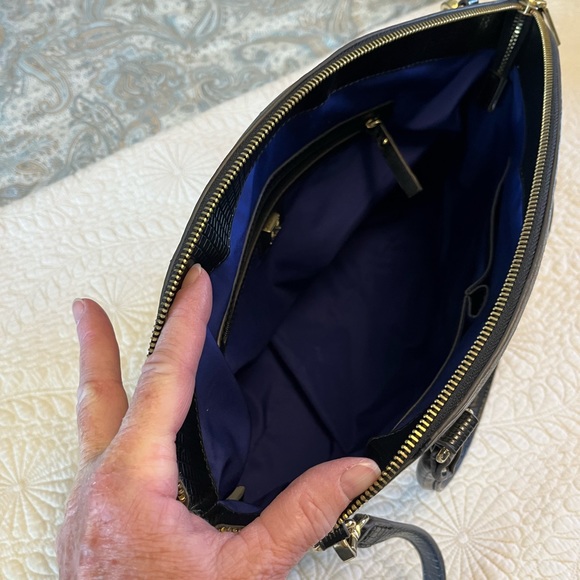 Anne Klein black satchel - Picture 3 of 7